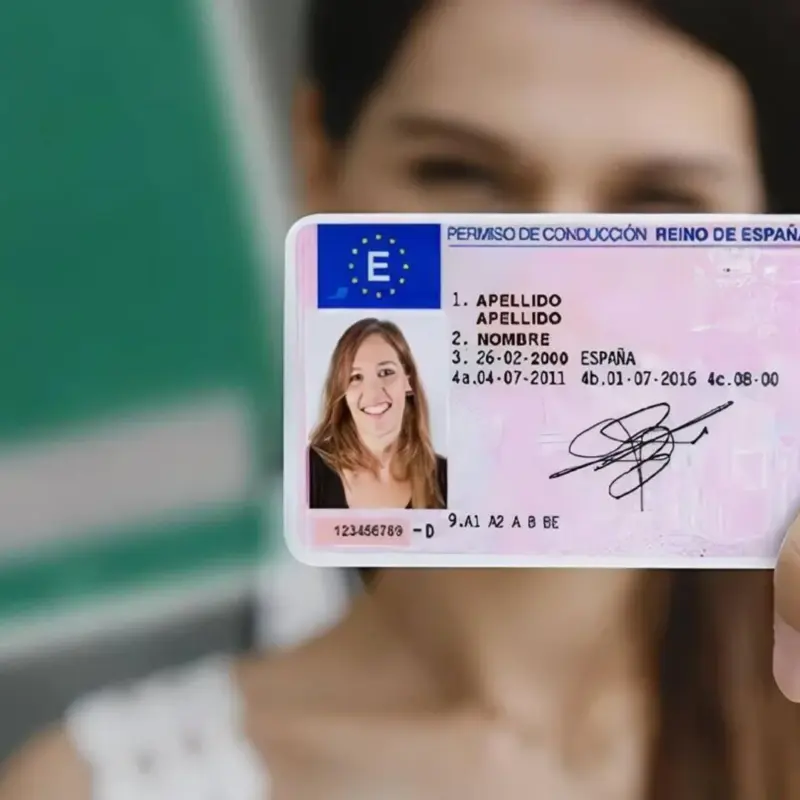 Carnet de conducir valor 25000 euros