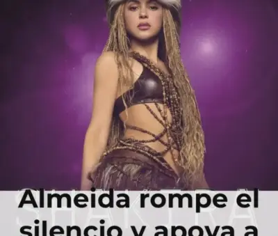 Almeida supports Shakira in Iberdrola Music event