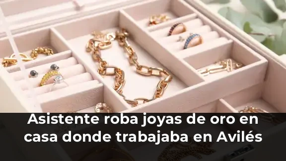 Ladrón de joyas de oro en Avilés