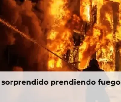 Firefighter accidentally starting fire himself