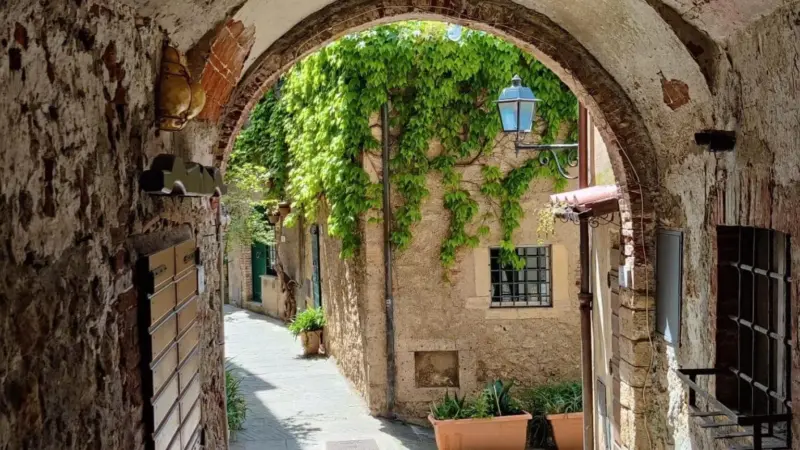 Playa de Capalbio, Toscana, Italia