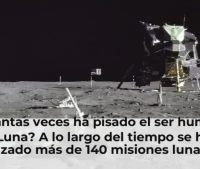 ¿Cuántas veces ha pisado el ser humano la Luna? A lo largo del tiempo se han lanzado más de 140 misiones lunares