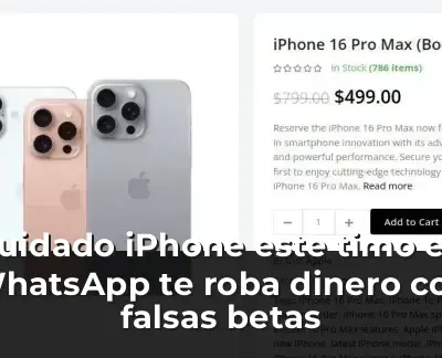 iPhone WhatsApp scam warning