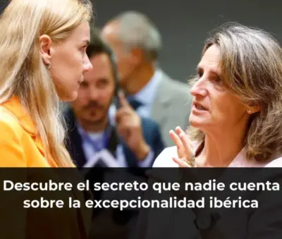 Mapa de la península ibérica con texto superpuesto