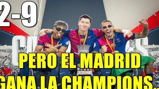 Barça vs Madrid Champions League match