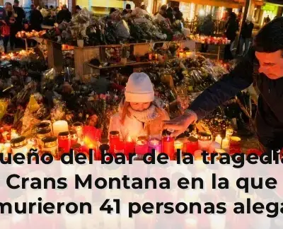 El dueño del bar de la tragedia de Crans Montana en la que murieron 41 personas alega depresión para no declarar