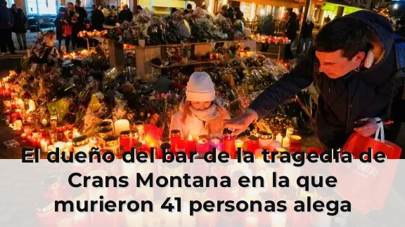 El dueño del bar de la tragedia de Crans Montana en la que murieron 41 personas alega depresión para no declarar