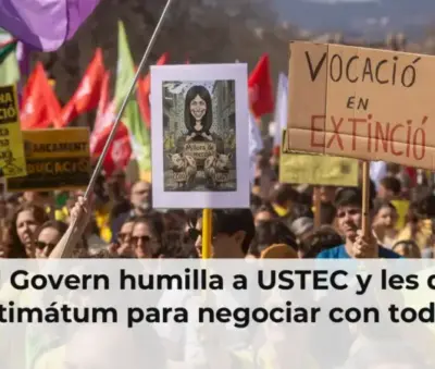 El Govern y USTEC en negociaciones