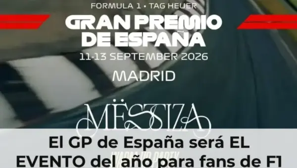 Coches de F1 en pista en el GP de España