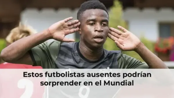 Futbolistas ausentes en el Mundial de fútbol