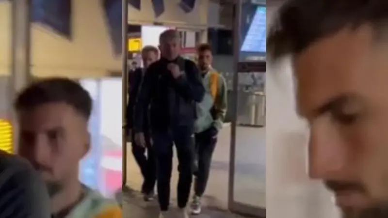 Fede Valverde kicks Álex Baena from behind