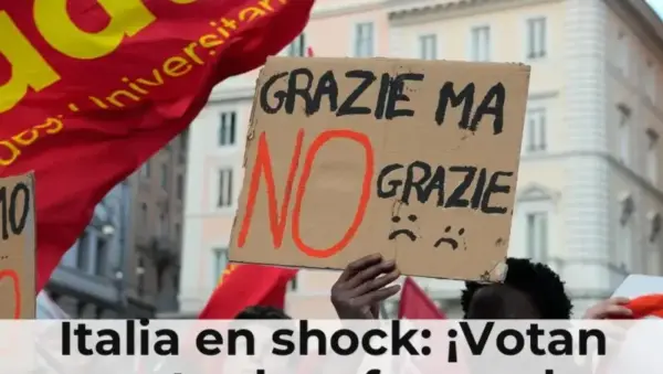 Italia en shock por resultado electoral