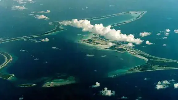 Base secreta de EE UU en el Océano Índico