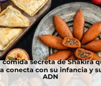 Shakira disfrutando comida tradicional colombiana