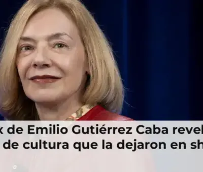 Ex de Emilio Gutiérrez Caba habla sobre tests de cultura