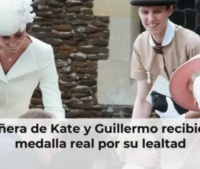 Medalla real para la niñera de Kate y Guillermo