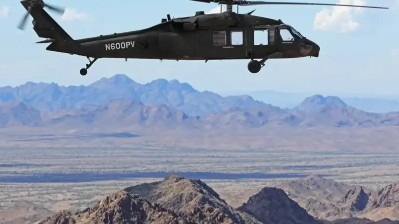 La nueva era de la aviación militar: así es el H-60 MX Black Hawk, un helicóptero que vuela sin piloto abordo