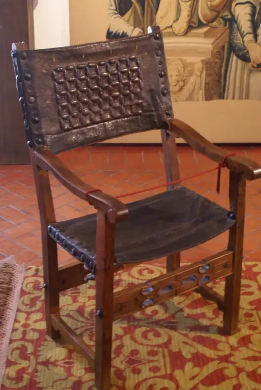 Silla del Diablo monument in Valladolid Spain