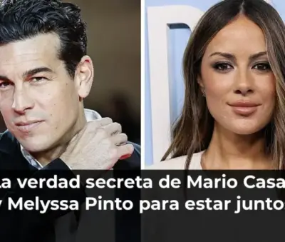 Mario Casas y Melyssa Pinto sonrientes juntos
