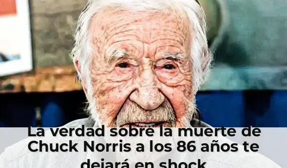 Chuck Norris con 86 años fallecido