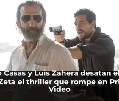 Mario Casas y Luis Zahera en Zeta thriller
