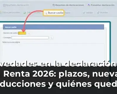 Novedades en la declaración de la Renta 2026: plazos, nuevas deducciones y quiénes quedan exentas de presentarla este añ