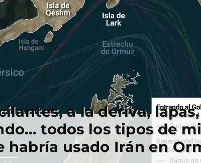 Oscilantes, a la deriva, lapas, de fondo... todos los tipos de mina que habría usado Irán en Ormuz y ahora provocan el d