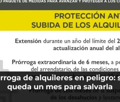 Prórroga de alquileres en peligro