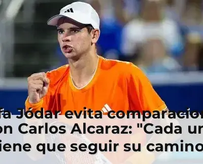Rafa Jódar evita comparaciones con Carlos Alcaraz: "Cada uno tiene que seguir su camino"