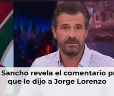 Rodolfo Sancho and Jorge Lorenzo conversation