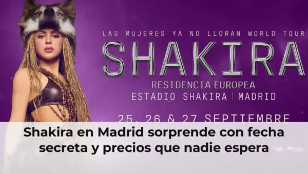 Shakira en concierto en Madrid