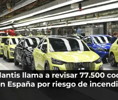 Stellantis llama a revisar 77.500 coches en España por riesgo de incendio