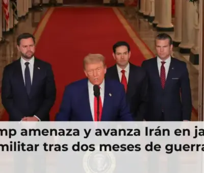 Trump y líderes militares iraníes en tensión